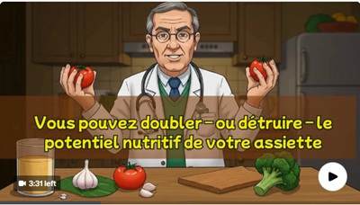 Vous pouvez doubler - ou détruire - le potentiel nutritif de votre assiette